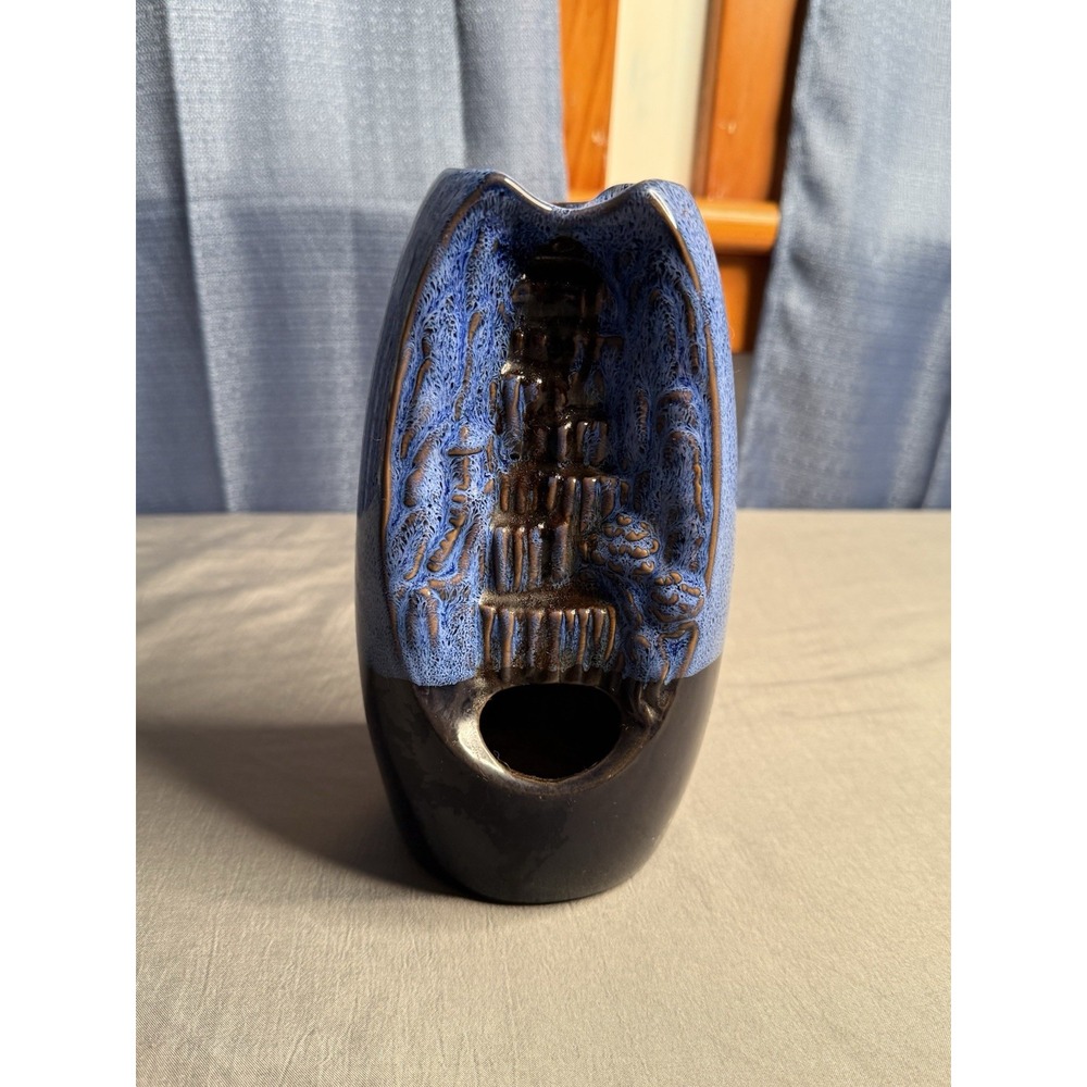 Ceramic Backflow Incense Holder and Burner Waterfall With Incense Cones & Mat - Picture 6 of 8
